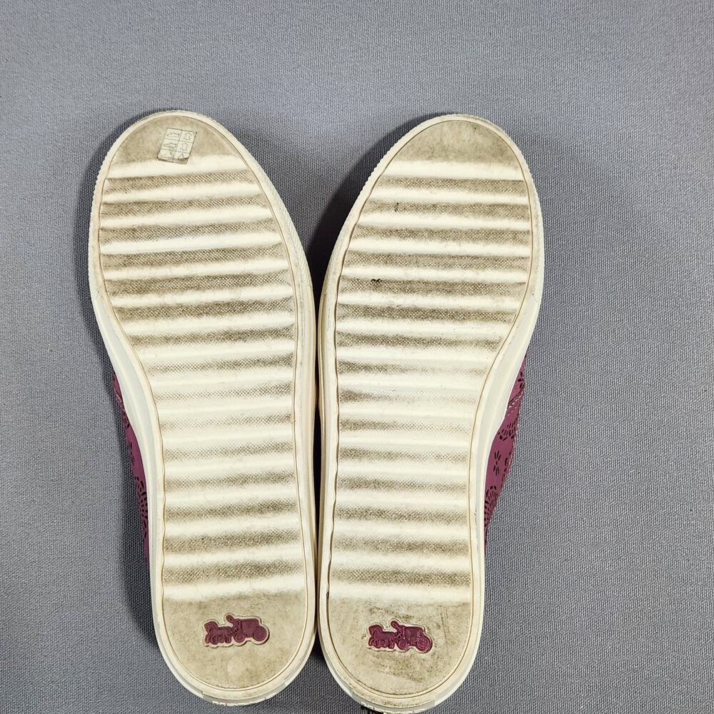 Coach slip on sneakers 11 inches long = size 10 no tag classic beachy luxury - Picture 8 of 10